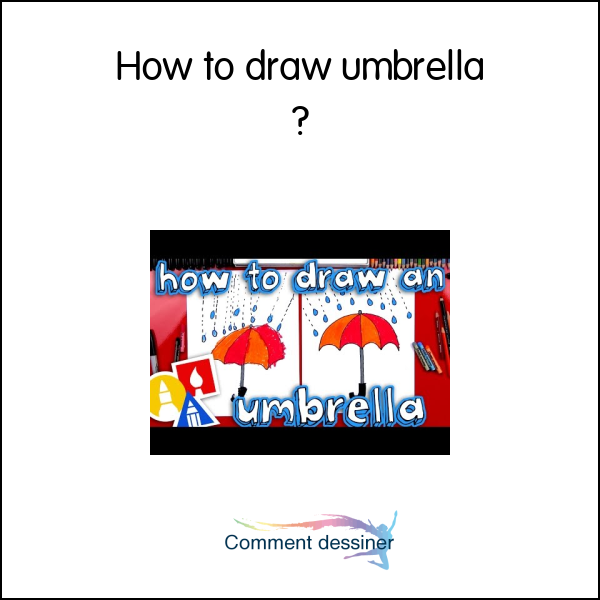 How to draw umbrella